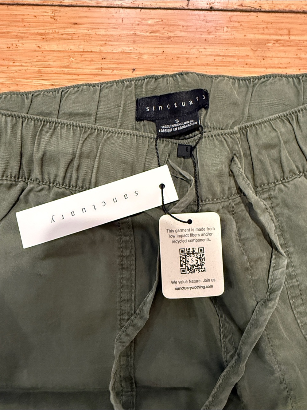 Sanctuary Olive Green Drawstring Utility jogger Pants - Picture 4 of 6